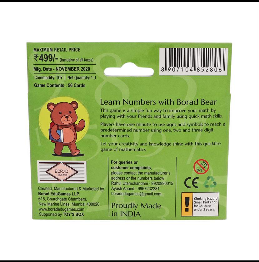 Learn Numbers with Borad Bear